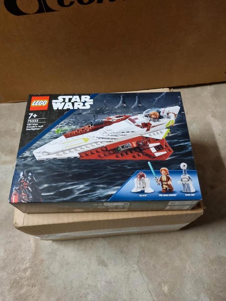 Lego star wars 75333 obi-wan kenobi jedi starfighter, Kinderen en Baby's, Speelgoed | Duplo en Lego, Nieuw, Lego, Ophalen of Verzenden