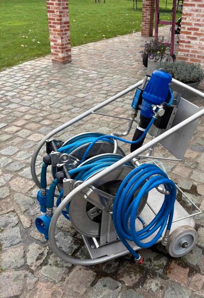 Foam, bubbles, desinfectie kar inox, Doe-het-zelf en Bouw, Overige Doe-Het-Zelf en Bouw, Ophalen