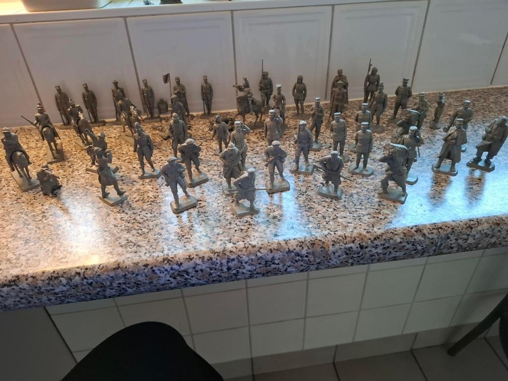 Lot van Mokarexfiguren 54mm, Ophalen of Verzenden, Gebruikt