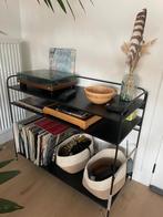 stalen vinyl kast, Huis en Inrichting, Ophalen, 100 tot 150 cm, Zo goed als nieuw, Stalen vinyl kast