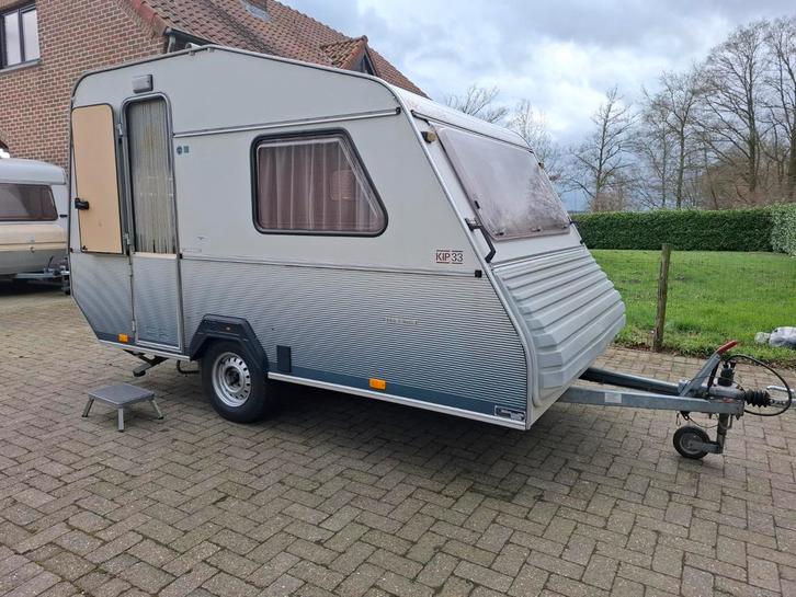 À VENDRE POULET ECU-LINE à l'état neuf avec un poids de 750, Caravanes & Camping, Caravanes, Particulier, Kip, Auvent, Auvent