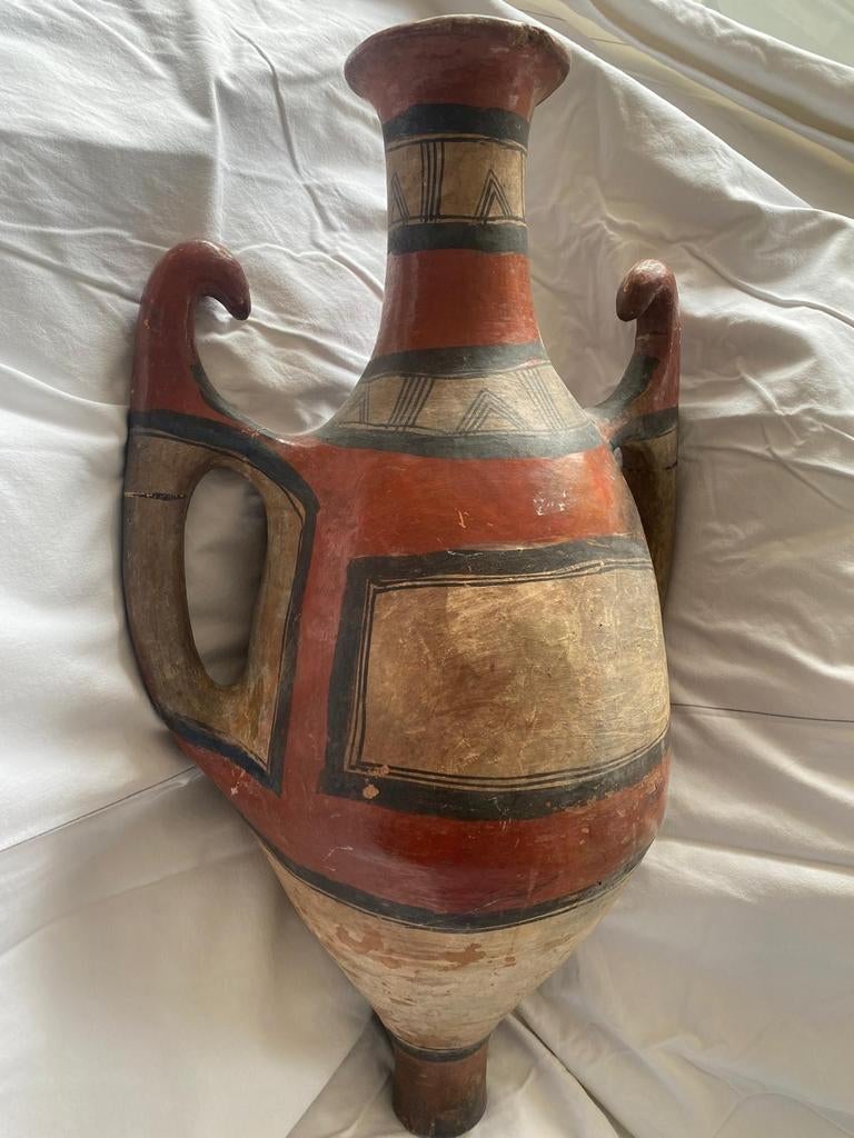 Grand vase berbère / kabyle (type ideqqi ?) – ±80 cm – pièce, Antiquités & Art, Antiquités | Vases, Enlèvement