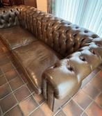 Authentieke Chesterfield - The Balmoral - Leder - Zitbank, 75 à 100 cm, Banc droit, Enlèvement, Utilisé
