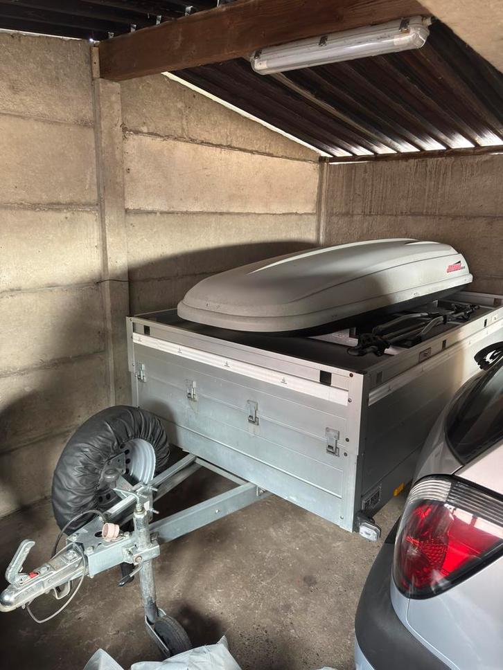 Bagage-aanhanger incl opties, Autos : Divers, Remorques, Comme neuf, Enlèvement