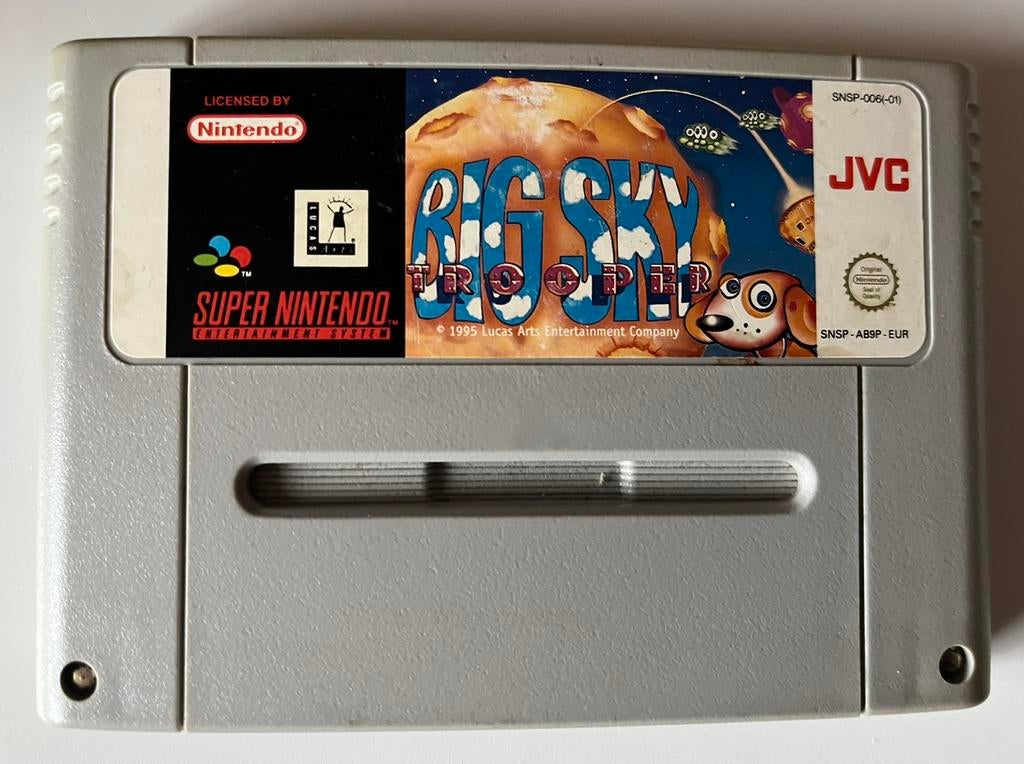 Big Sky Trooper Super Nintendo, Enlèvement, Comme neuf