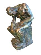 bronzen gepatineerde gipsen beeldje, Antiek en Kunst, Ophalen of Verzenden