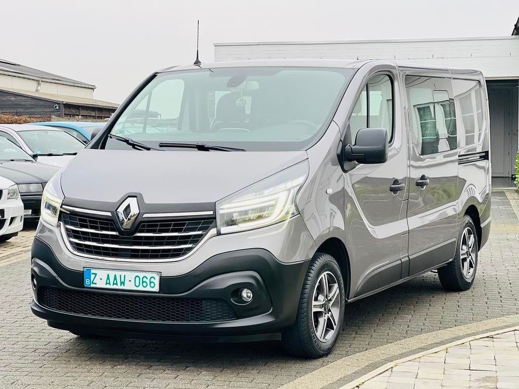 RENAULT TRAFIC 2.0i DCI * DUBBEL CABINE * 118.000 Km * NAVI, Bluetooth, Monovolume, Euro 6, Bedrijf
