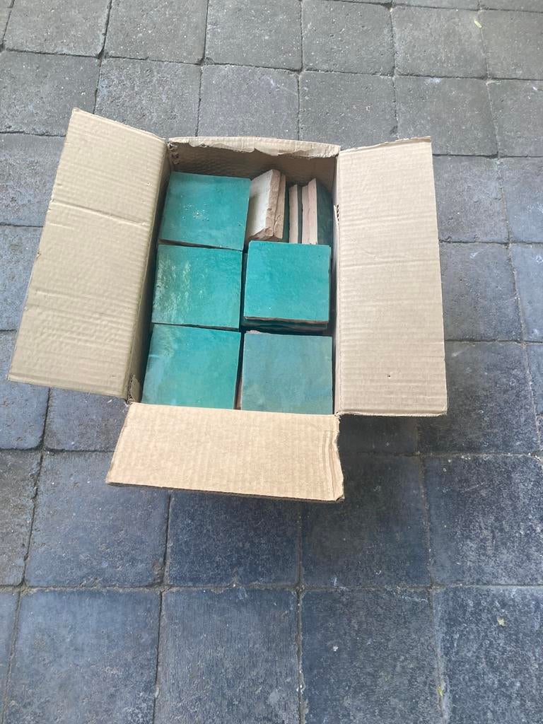 Zelliges atlas 10cm x 10cm, Ophalen, Nieuw, Minder dan 20 cm, Minder dan 20 cm