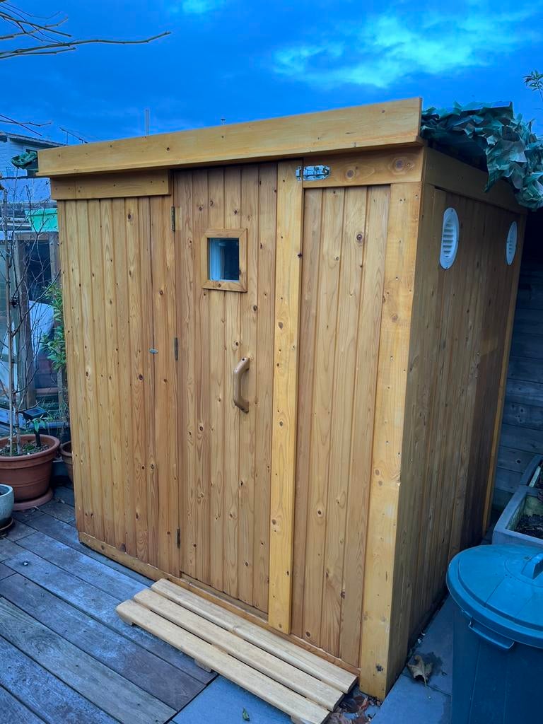 Sauna Te Koop, Tuin en Terras, Ophalen, Gebruikt, Hout