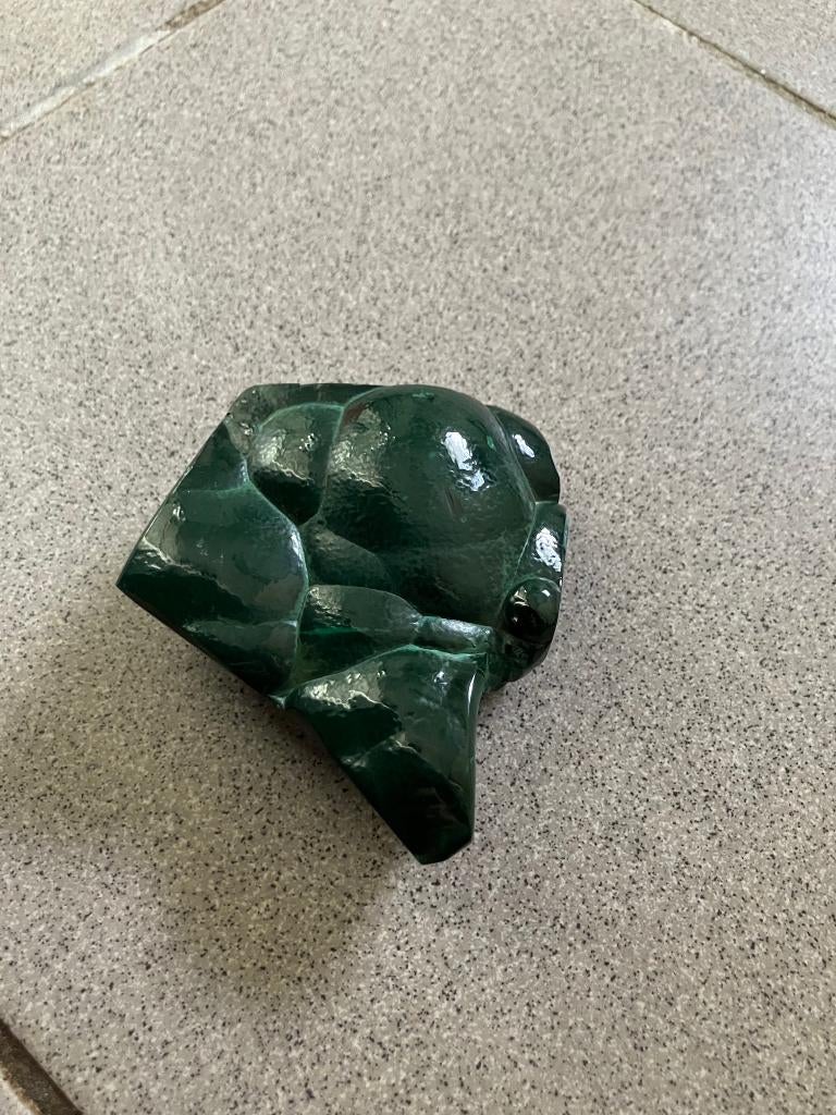 Pierre de malachite — figurine décorative/minérale, Collections, Minéraux & Fossiles, Enlèvement ou Envoi, Minéral