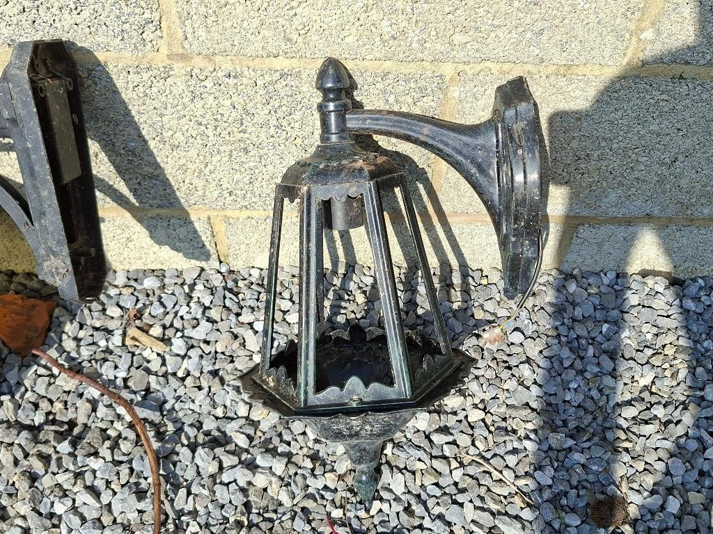 Deco lampe extérieure, Jardin & Terrasse, Éclairage extérieur, Enlèvement, Utilisé, Fer, Appliques murales