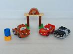 Lego Duplo Cars 5814: Takel's Werkplaats + Lightning McQueen, Ophalen of Verzenden, Gebruikt, Duplo