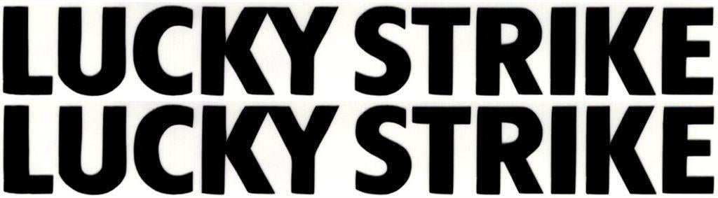 Lucky Strike sticker set #1, Motoren, Verzenden