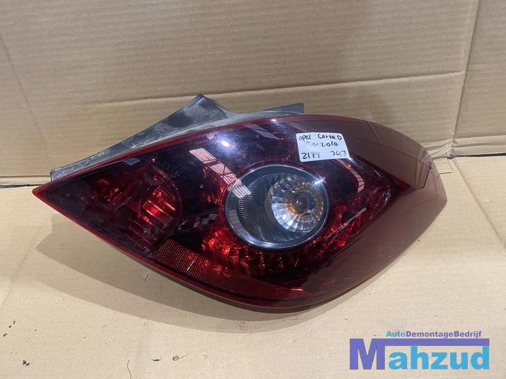 OPEL CORSA D 3 DEURS rechts achterlicht Right backlight UK E, Gebruikt, Opel Automobile GmbH, Kontakt@opel-infoservice.de, Opel