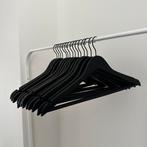15 kleerhangers in zwart/zwart, Ophalen, Zo goed als nieuw, Hout