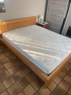 Lit 160 + sommiers + commode double IKEA MALM, Ophalen, Zo goed als nieuw