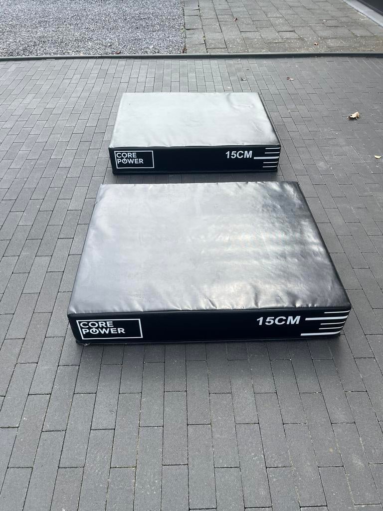 Plyo box Core Power 15cm hoog (2 stuks), Sport en Fitness, Ophalen, Gebruikt