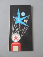 CALTEX folder Expo 58 kaart Brussel + Belgie, Collections, Enlèvement ou Envoi, Autres types
