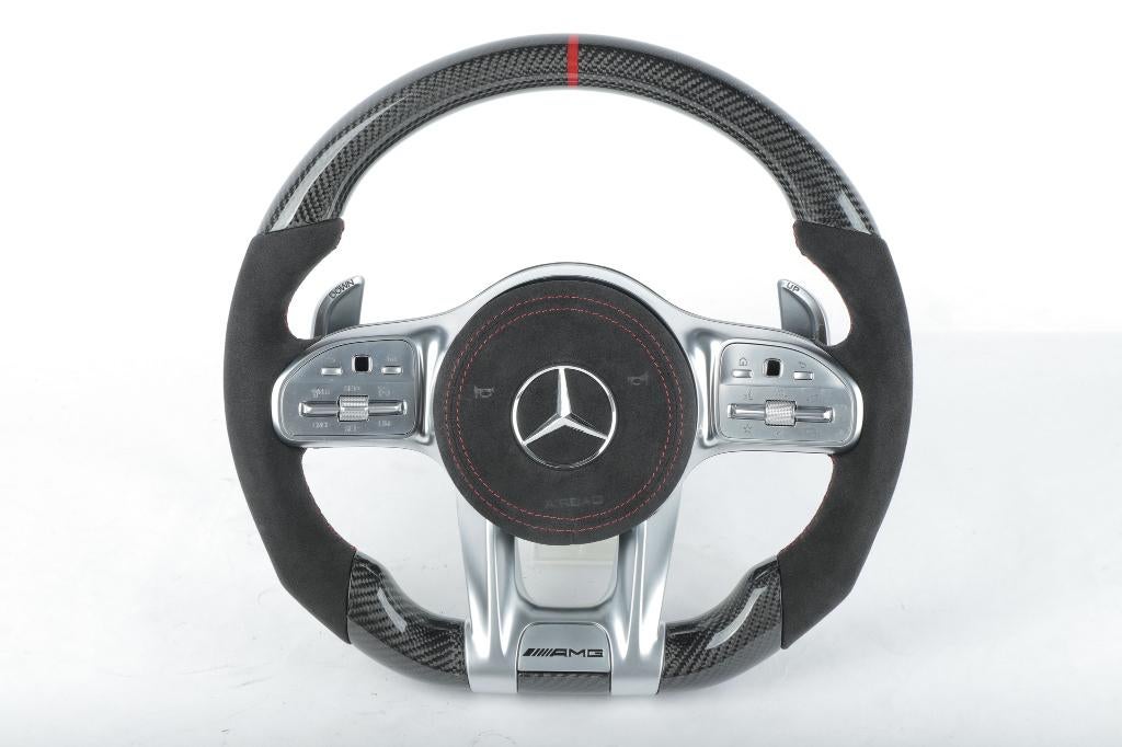 Mise à niveau AMG complète volant Mercedes alcantara carbone, Enlèvement ou Envoi, Neuf, Mercedes-Benz