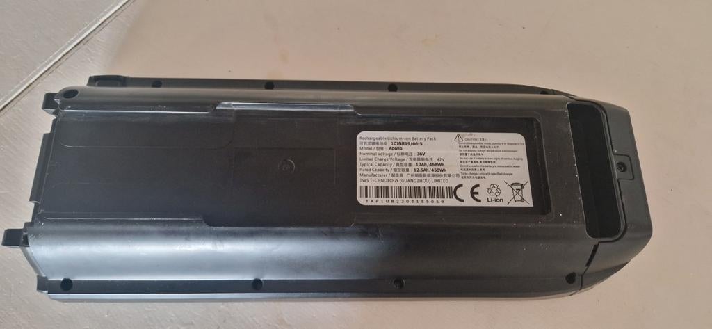 Apollo batterij voor Vogue elektrische fiets, Fietsen en Brommers, Ophalen