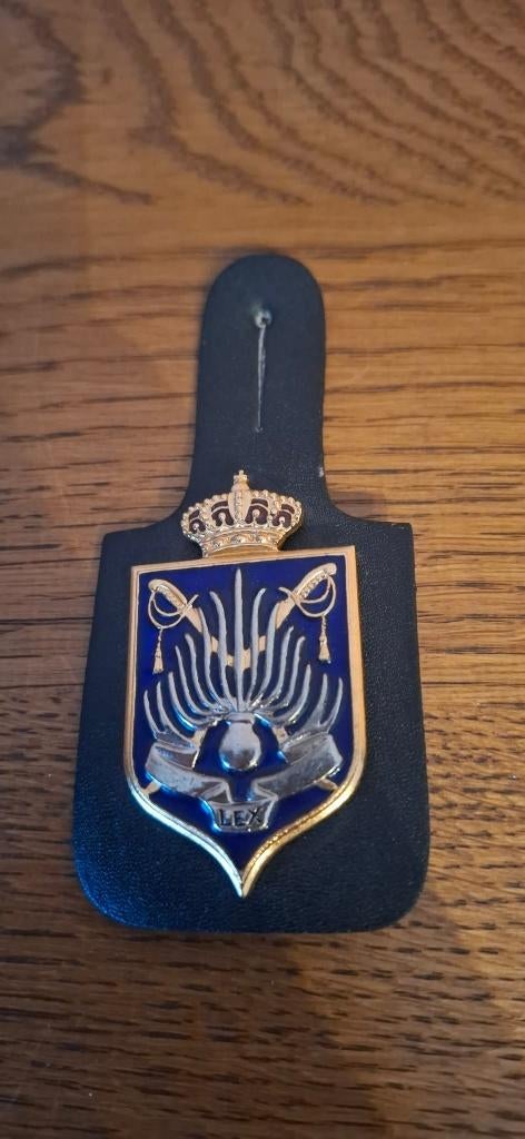 Breloque militaire en service Gendarmerie belge 1980-2000, Enlèvement ou Envoi, Gendarmerie, Emblème ou Badge