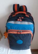 Kipling grote driekleurige „college” rugzak + aap, Gebruikt, Kipling, 25 tot 40 cm, Ophalen of Verzenden