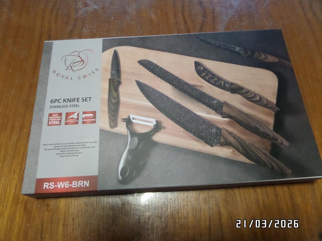 couteaux céramique, Neuf, Résiste au lave-vaisselle, Enlèvement ou Envoi, Ensemble de couverts