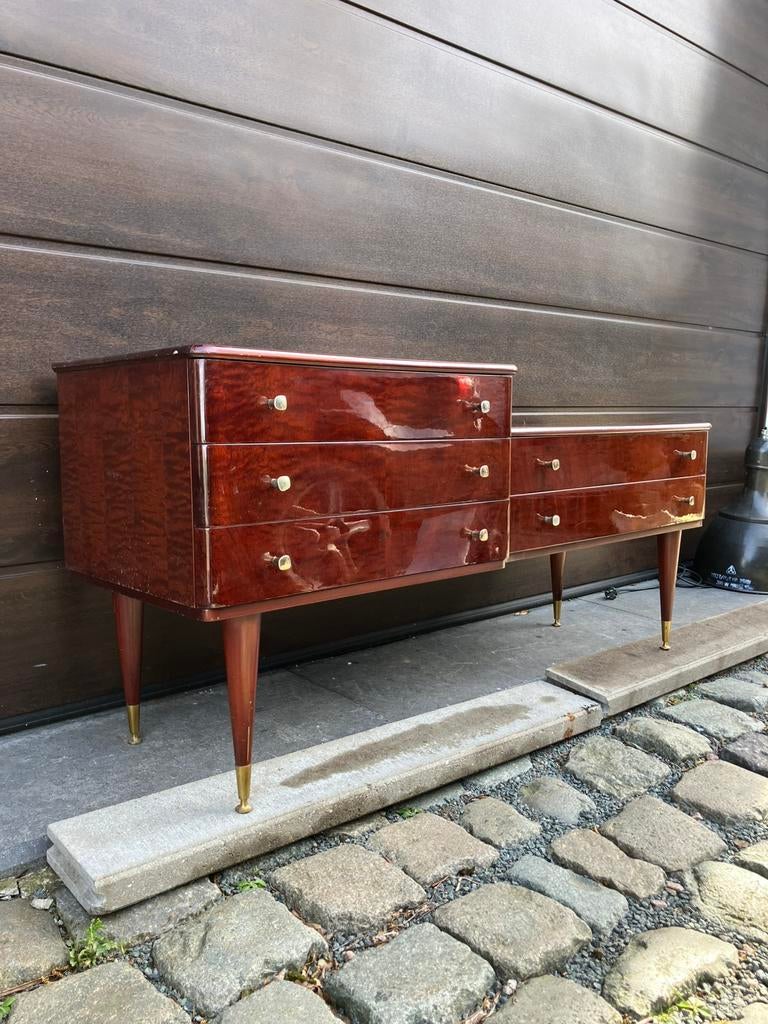 Vintage Sideboard / tv kast / schoenenkast, Ophalen, Gebruikt