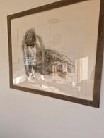 Gravure au fusain, Enlèvement