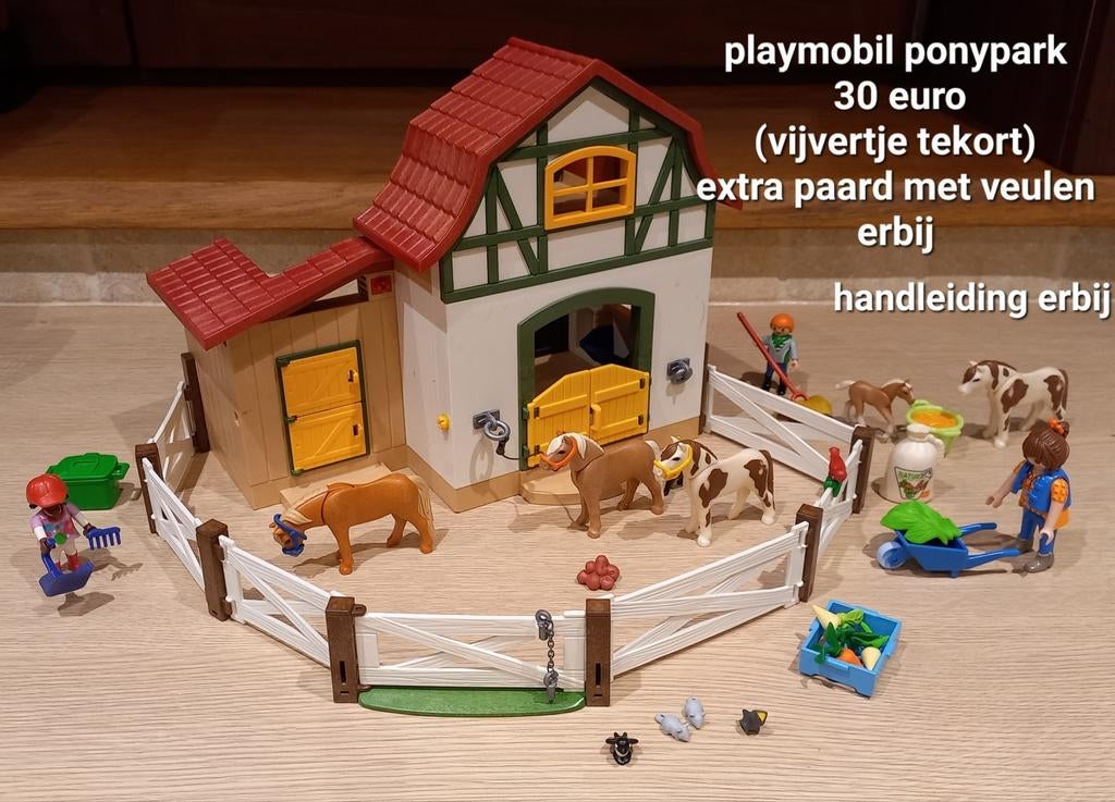 Playmobil ponypark, Ophalen