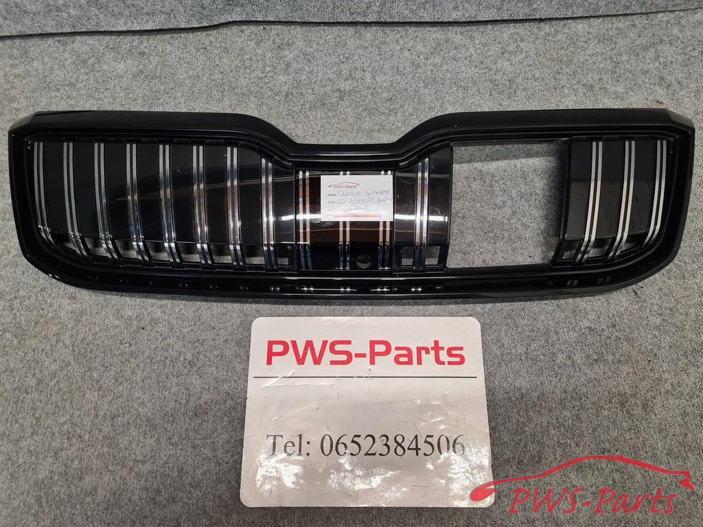 SKODA SUPERB III 3 3V FACELIFT HYBRIDE VANAF 2018 GRILLE ORI, Gebruikt, -, -, Ophalen of Verzenden