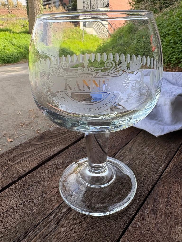 Kanne - Grottenbier, Ophalen of Verzenden, Gebruikt, Glas of Glazen, Overige merken