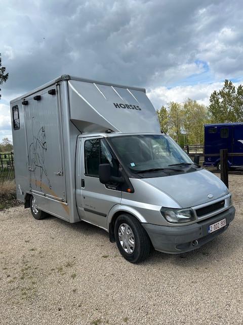 paardenwagen, Dieren en Toebehoren, Ophalen, Gebruikt, Aluminium, 1½-paards trailer