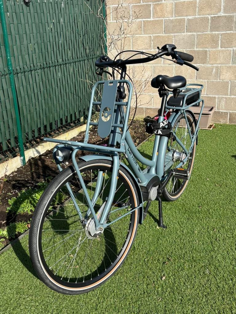 Elektrische fiets - Cortina E-U4 Dame (grijs/blaux), Fietsen en Brommers, Fietsen | Dames | Moederfietsen, Nieuw, Overige merken