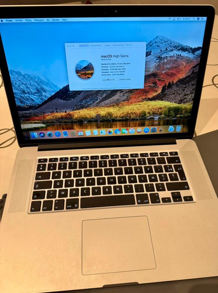 MacBook Pro 15” (2015) – i7 – 16GB RAM – Zeer goede staat, Computers en Software, Apple Macbooks, Zo goed als nieuw, MacBook, 15 inch
