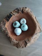 Houten schaal, Ophalen