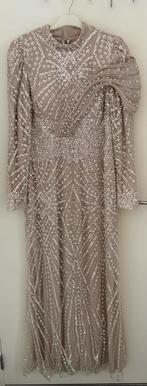 Ellya kleedje beige, Kleding | Dames, Jurken, Ophalen, Zo goed als nieuw, Maat 42/44 (L), Beige