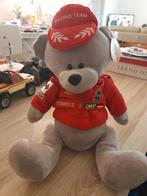 Mooie pluche beer knuffel Racing team formule 1, Enlèvement ou Envoi, Comme neuf, Ours