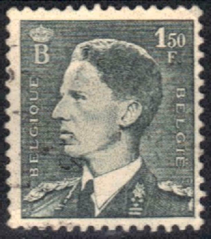 Belgique 1953 - Yvert/OBP 909 - Roi Baudouin (ST), Timbres & Monnaies, Timbres | Europe | Belgique, Affranchi, Envoi