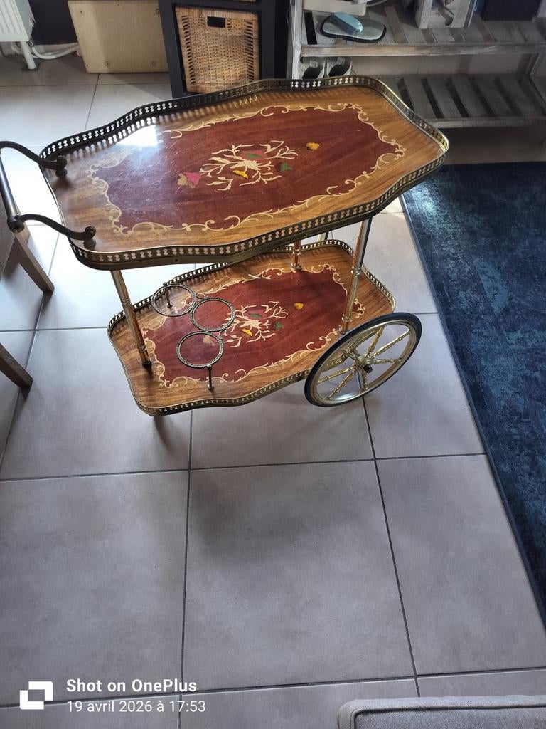 Ancien chariot desserte, Antiquités & Art, Enlèvement