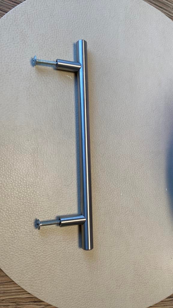 Inox meubelgrepen, Huis en Inrichting, Keuken | Keukenelementen, Ophalen, Zo goed als nieuw