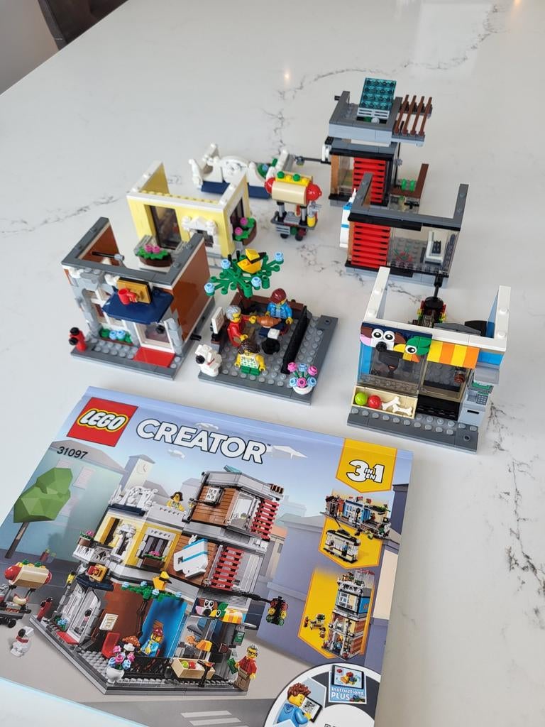Lego creator 3in1 dierenwinkel, café & woonhuis, Ophalen, Lego, Creator