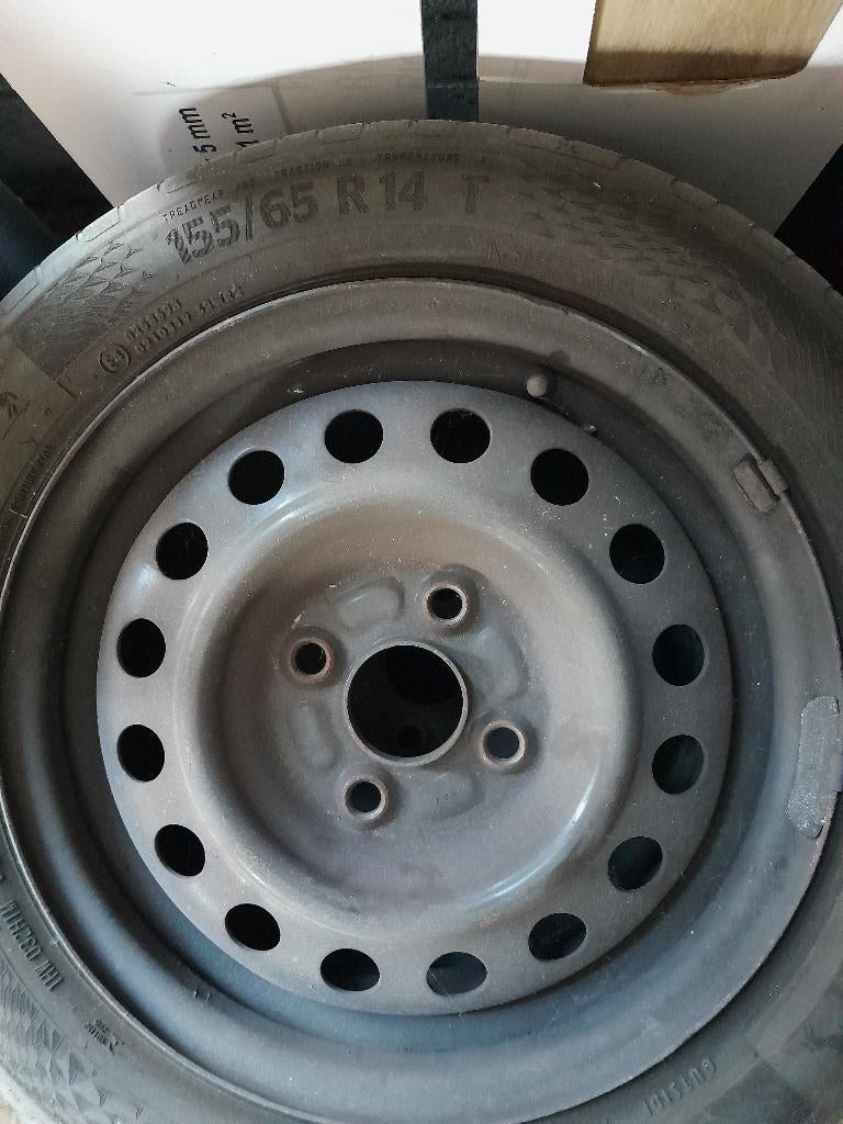 Roues avec pneus été suzuki alto, Auto-onderdelen, Banden en Velgen, Ophalen, 14 inch, Gebruikt, 155 mm