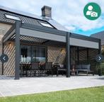 pergola, 4 windschermen 6/3m antracietgrijs nieuw, Ophalen, Nieuw, Veranda