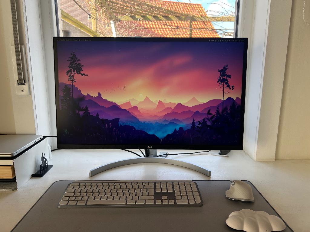 LG 32inc PC 4K UHD Monitor – LG 32UN650P-W, Computers en Software, Ophalen, IPS, In hoogte verstelbaar, HDMI