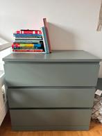 Ikea Malm groen dressoir met 3 laden, Ophalen, Zo goed als nieuw