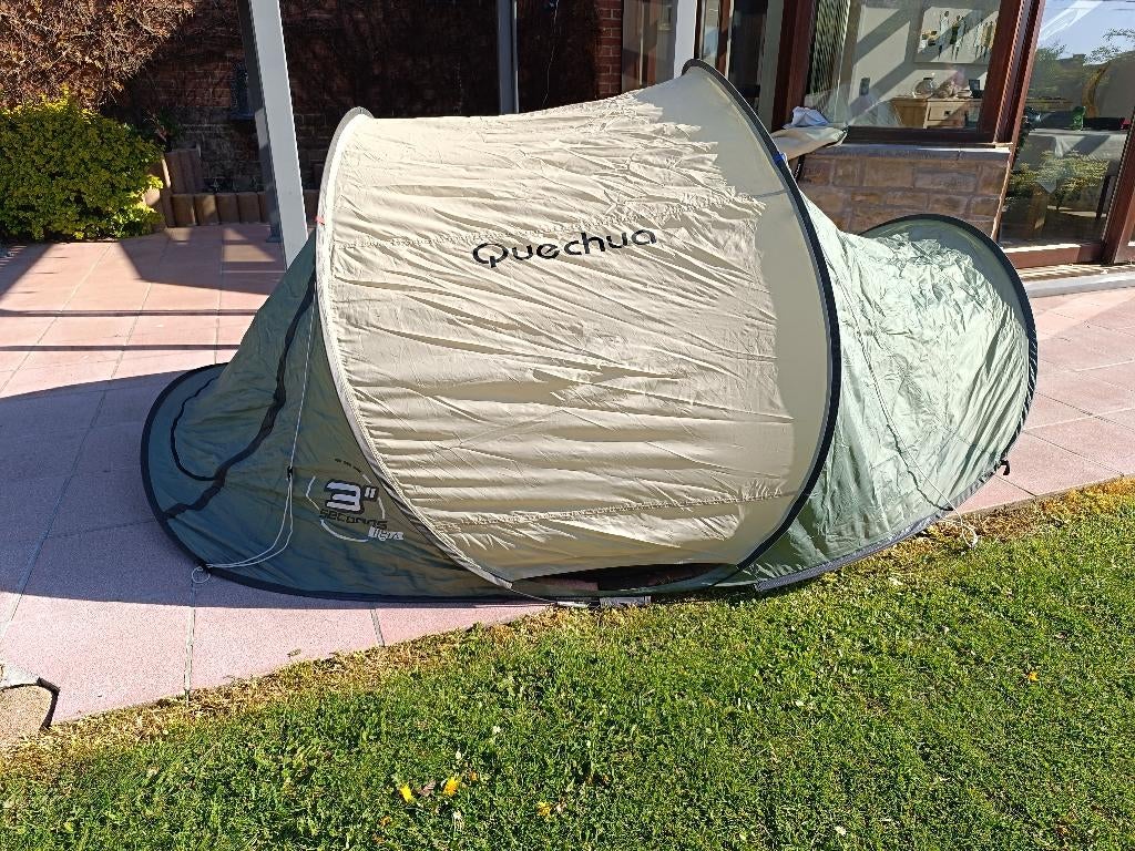 Tente Quechua, Enlèvement, Jusqu'à 3