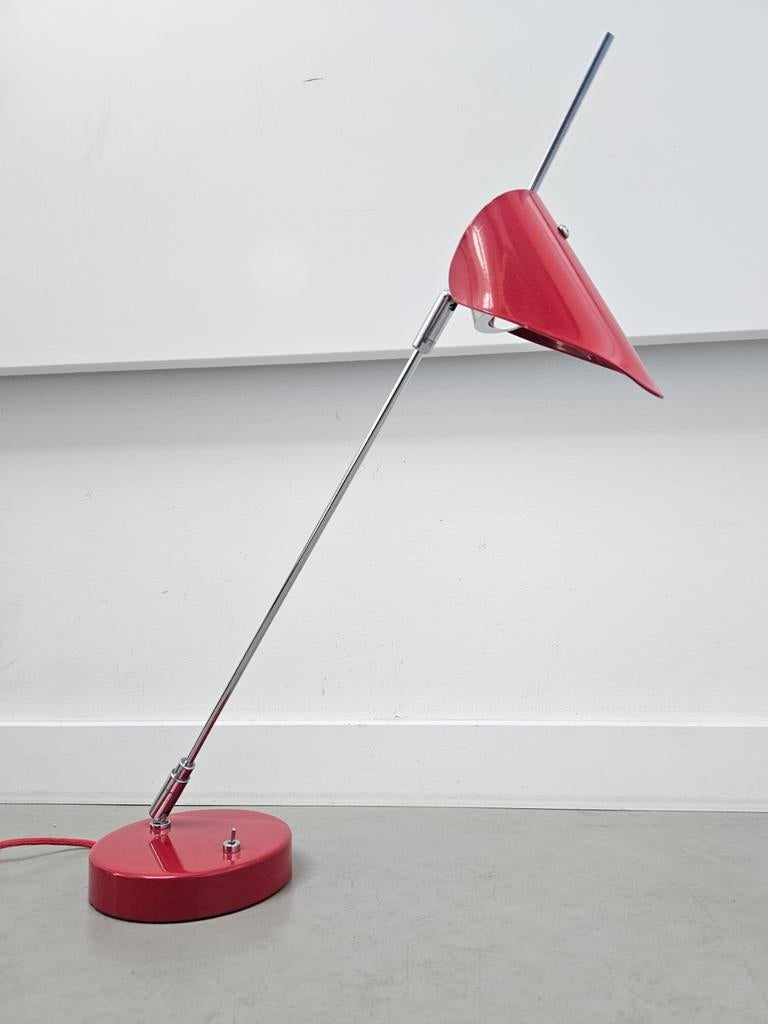 Rood Minimalistisch Bureaulampje Design, Ophalen of Verzenden