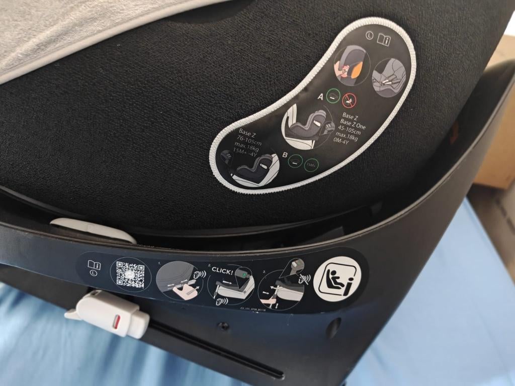 Cybex Sirona Z i-size + basis z base Cybex, 0 t/m 18 kg, Verstelbare rugleuning, Zo goed als nieuw, Isofix