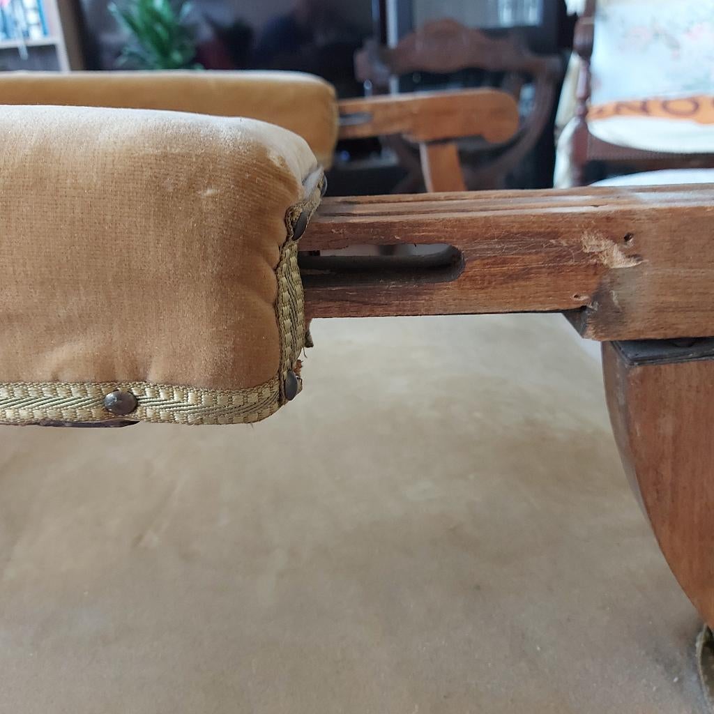 Fauteuils ancien basculant, Maison & Meubles, Fauteuils, Enlèvement ou Envoi, Utilisé, Tissus